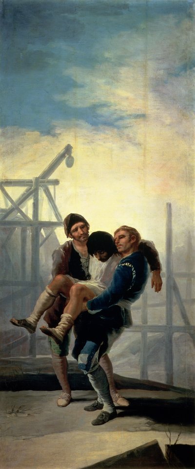 The Injured Mason, 1786-7 by Francisco de Goya
